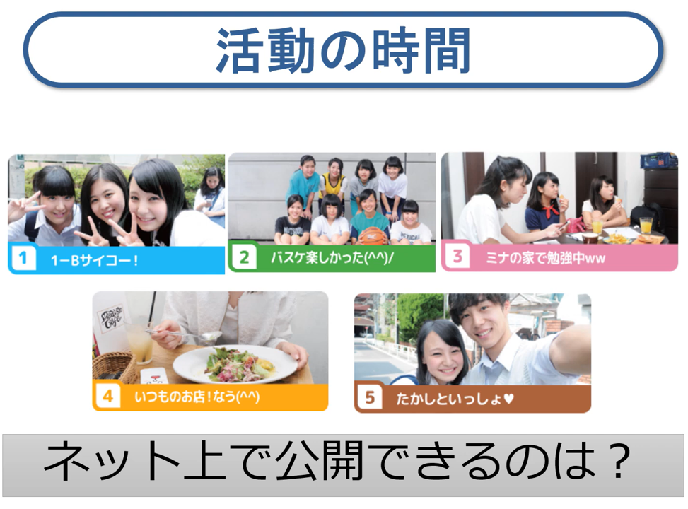 GIGAワークブックとうきょうスタンダード（テーマ別教材）　【写真を公開する前に】